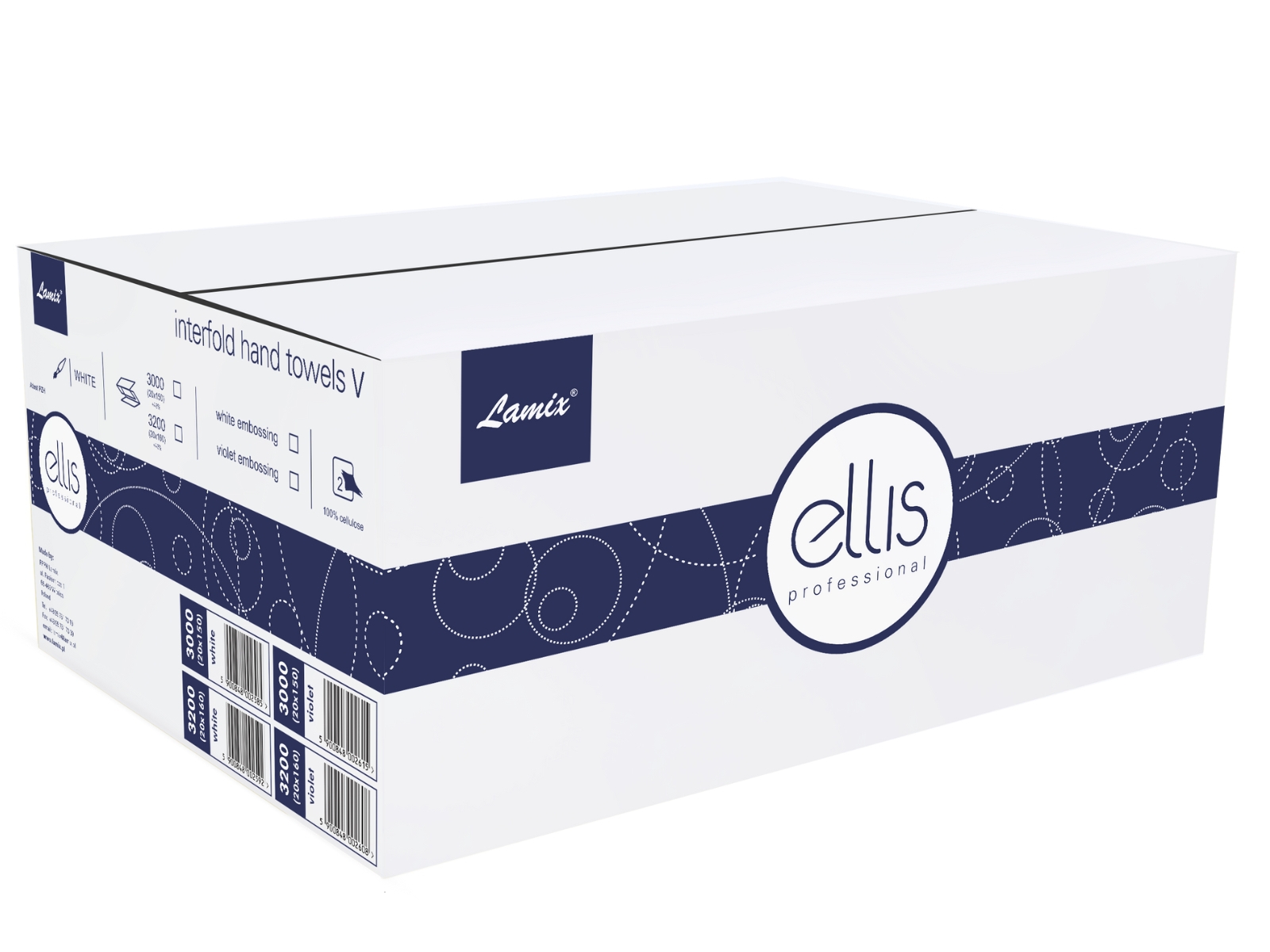Ręcznik ZZ Lamix ELLIS 2585 Extra Biały 2W 3000